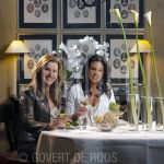 19-04-2005 Annemarie Postma and Lucille  Werner at the Hilton Hotel in Amsterdam.

[keywords]Posed, Half Length, Eyecontact, Smiling, Dinner Table, TV Presentator, Writer[/keywords]